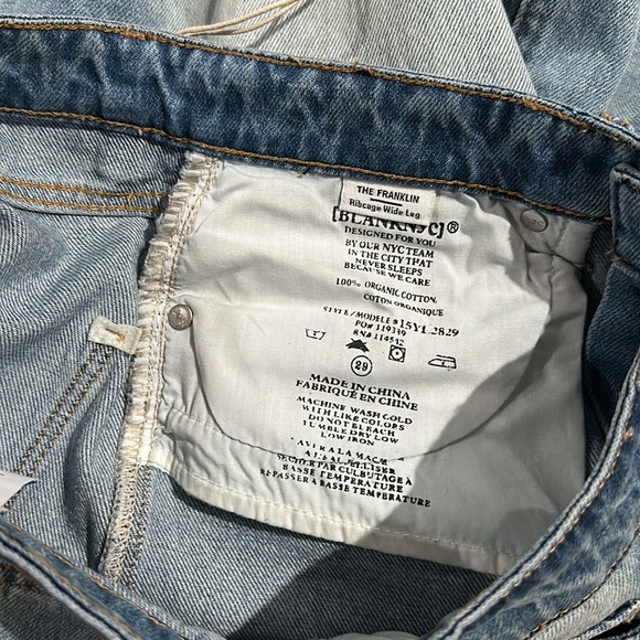 BLANK NYC The Franklin Ribcage Wide Leg Jeans - Picture 7 of 13